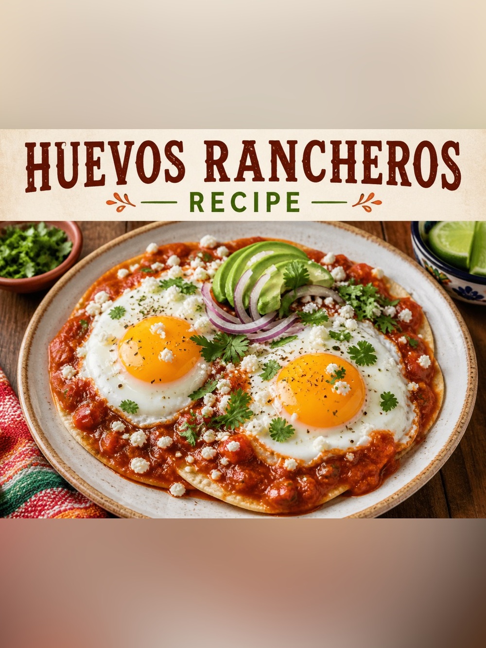 Huevos Rancheros Recipe, Ranchero Sauce Recipe and Pico De Gallo Recipe